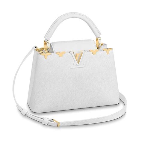 lv capucines white|capucines bb Louis Vuitton price.